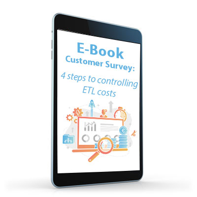 Ebook Stambia Customer Survey :  4 steps to controlling ETL costs